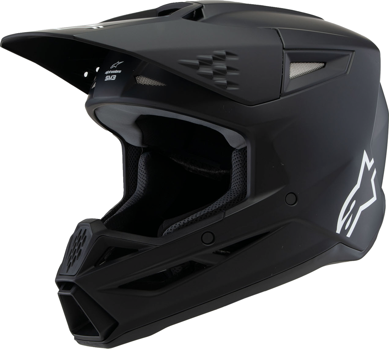Youth - Alpinestars SM3 Solid Helmet - Matte Black