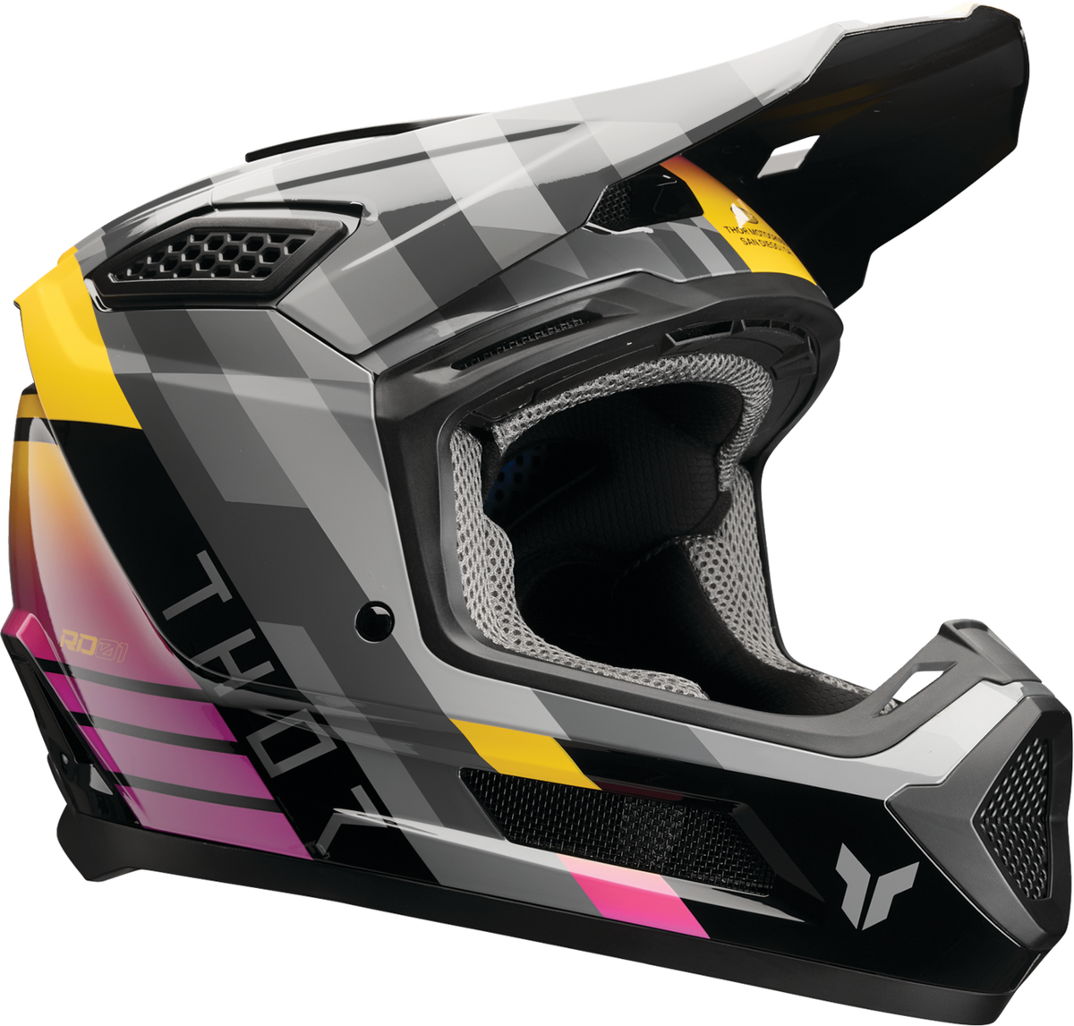 Adult - Thor Fleet Camber Helmet - Black/Magenta