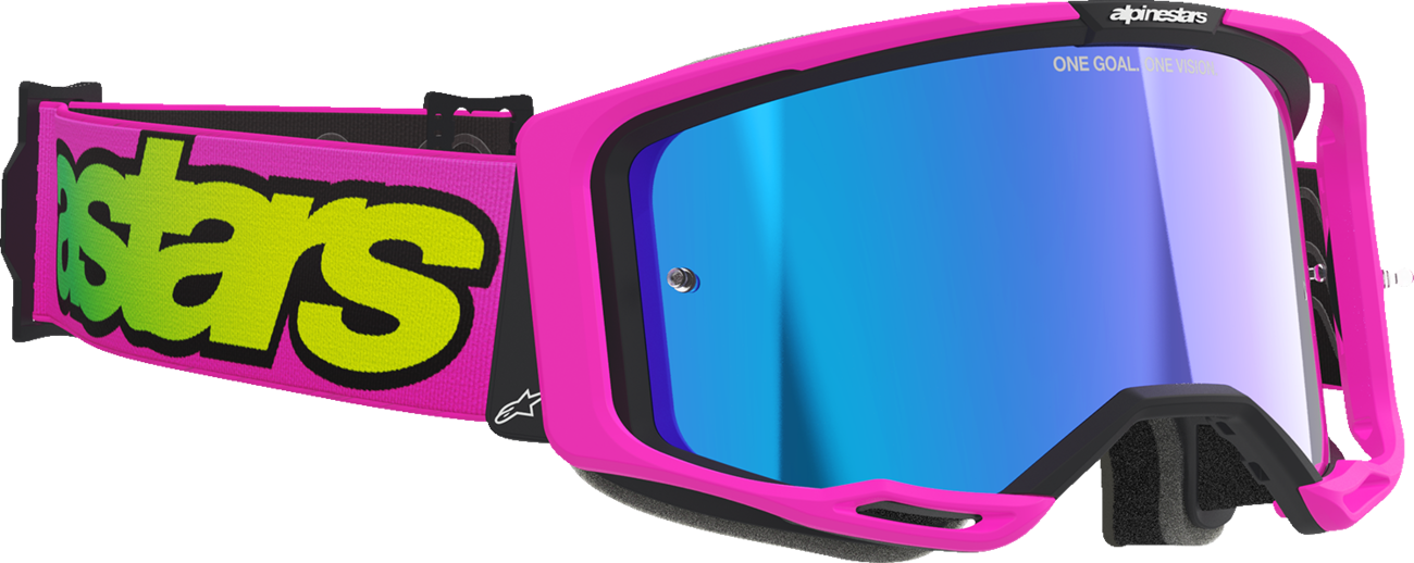 Alpinestars Vision 8 Goggle - Vista - Pink Fluo/Yellow Fluo
