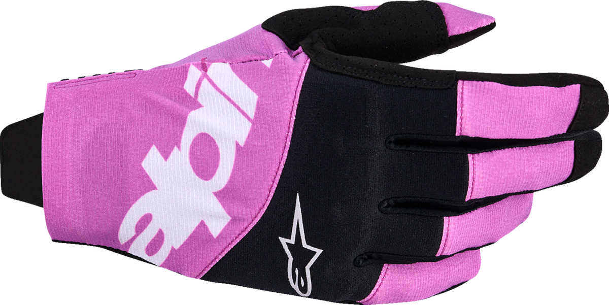 Adult - Alpinestars Techstar Gloves - Black/Light Gray/Purple