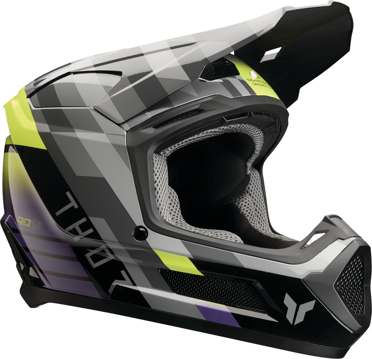 Youth - Thor Fleet Camber Helmet - Black/Purple