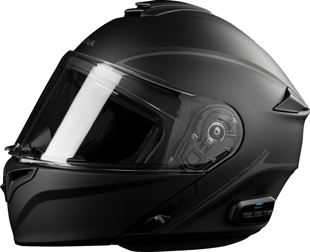 Adult - Sena Outrush R Modular Helmet - Black