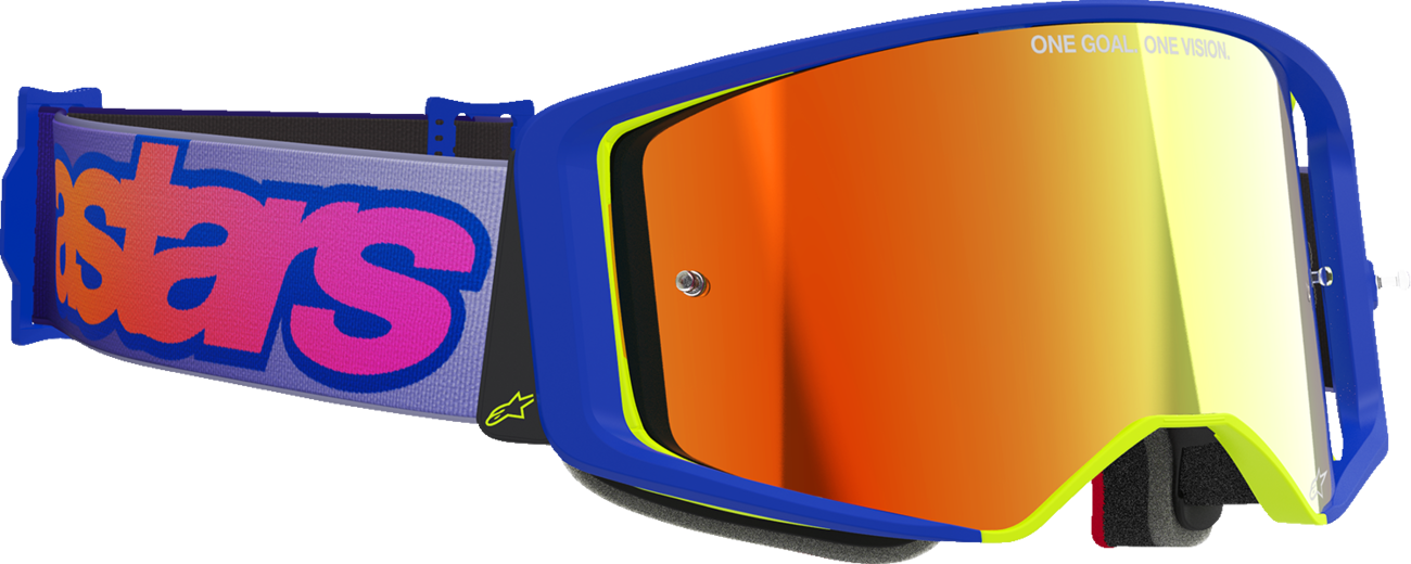 Alpinestars Supertech Goggle - Vista - Blue/Yellow/Purple