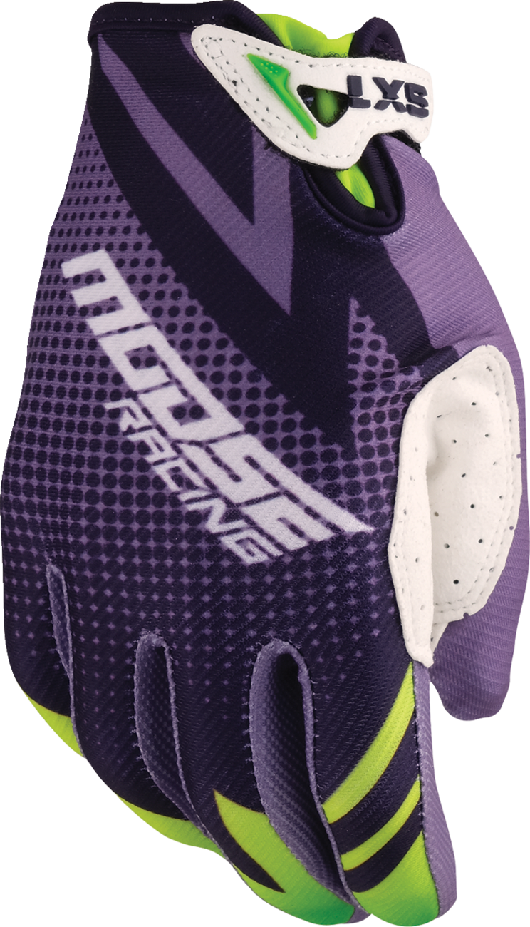 Youth - Moose SX1™ Gloves - Purple/Green
