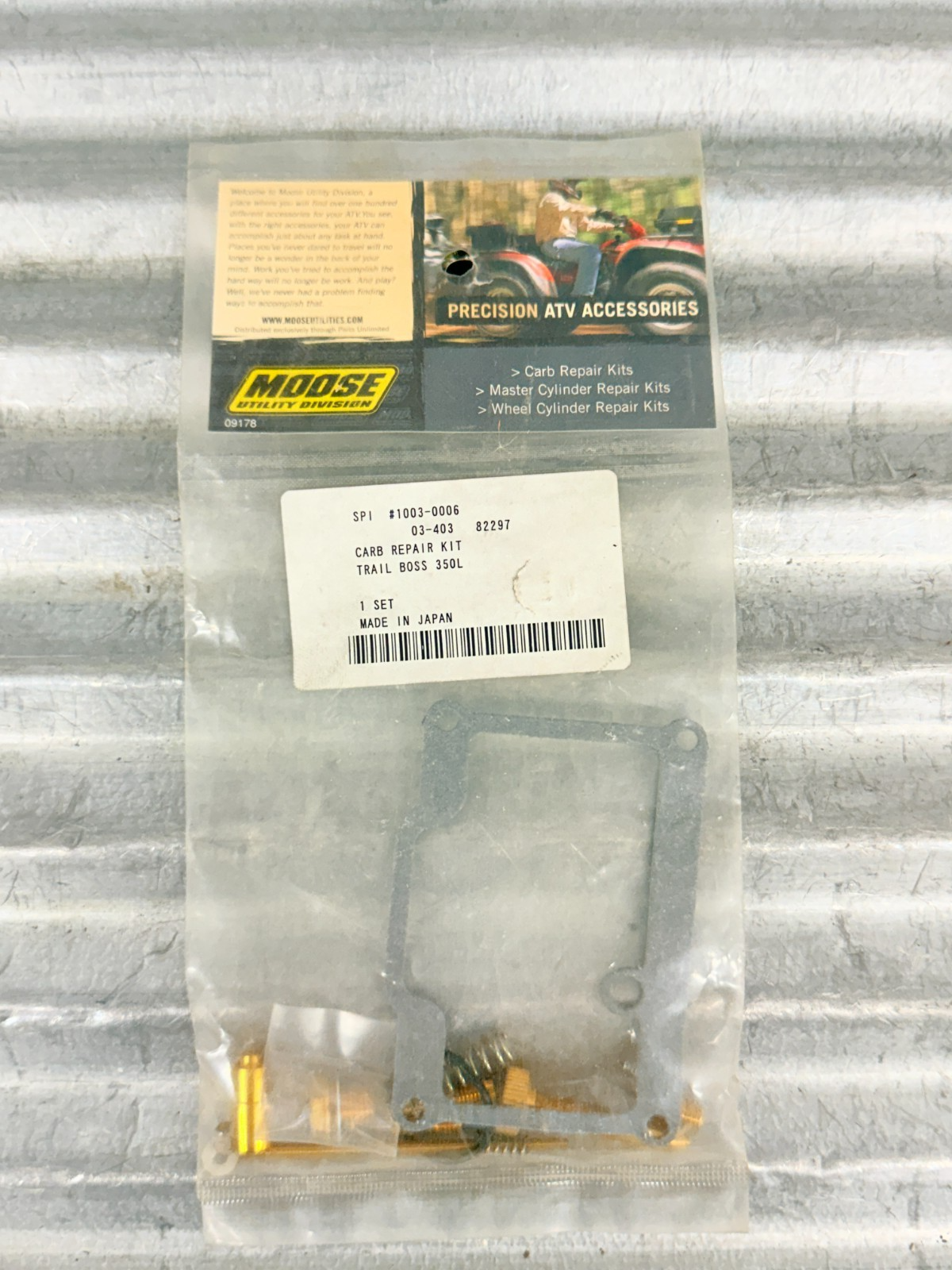New Moose Polaris 350L Carburetor Repair Kit Sportsman Trail Boss 1003-0006