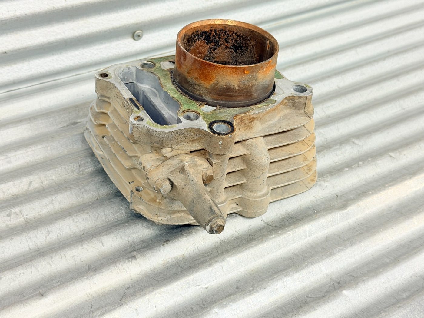 93-09 Honda TRX300EX TRX300X OEM Cylinder Jug w/ Cam Chain Tensioner