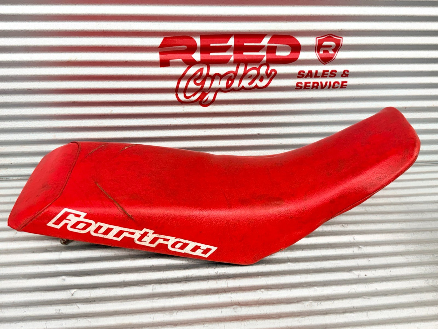 1999-2007 Honda TRX400EX OEM Seat Red FourTrax Logo Cover 77100-HN1-A300