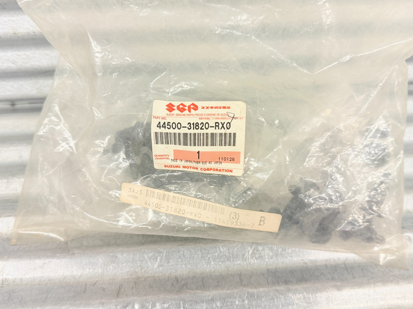 New OEM Suzuki KingQuad 450 500 750 Fuel Tank Clip & Nut Kit 44500-31820-RX0