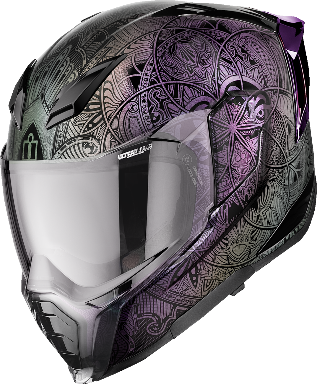Adult - Icon Ultraflite™ Opal Mandala MIPS® Helmet - Purple