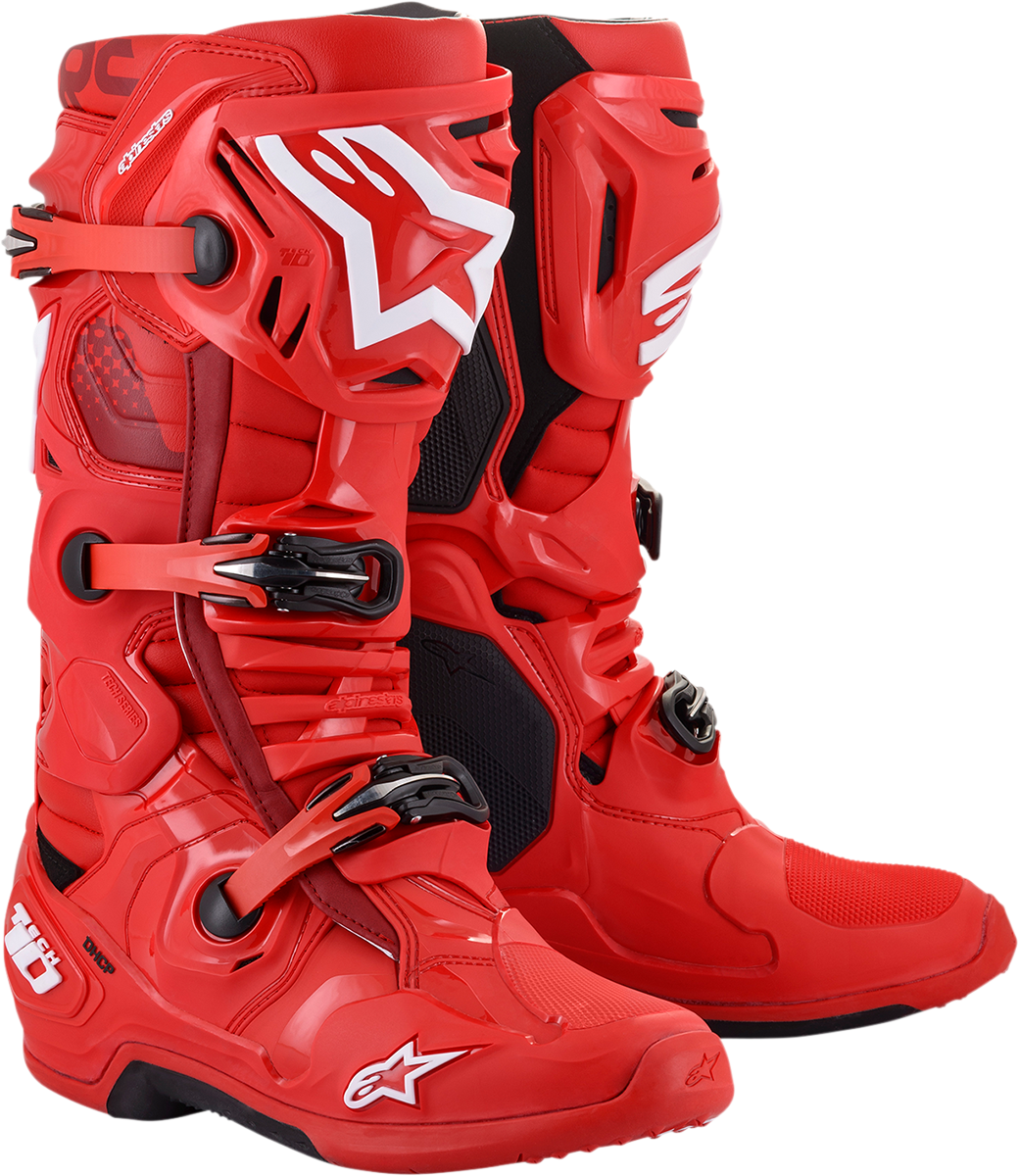 Adult - Alpinestars Tech 10 Boots - Red