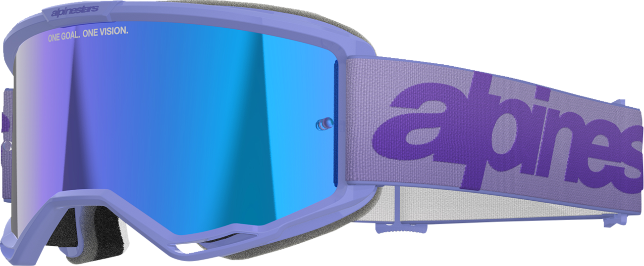 Alpinestars Vision 5 Goggle - Wordmark - Purple