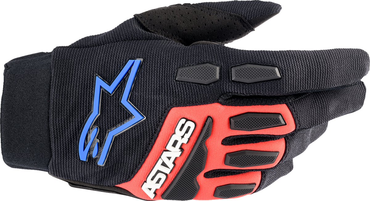 Adult - Alpinestars Full Bore XT Gloves - Black/Bright Red/Blue