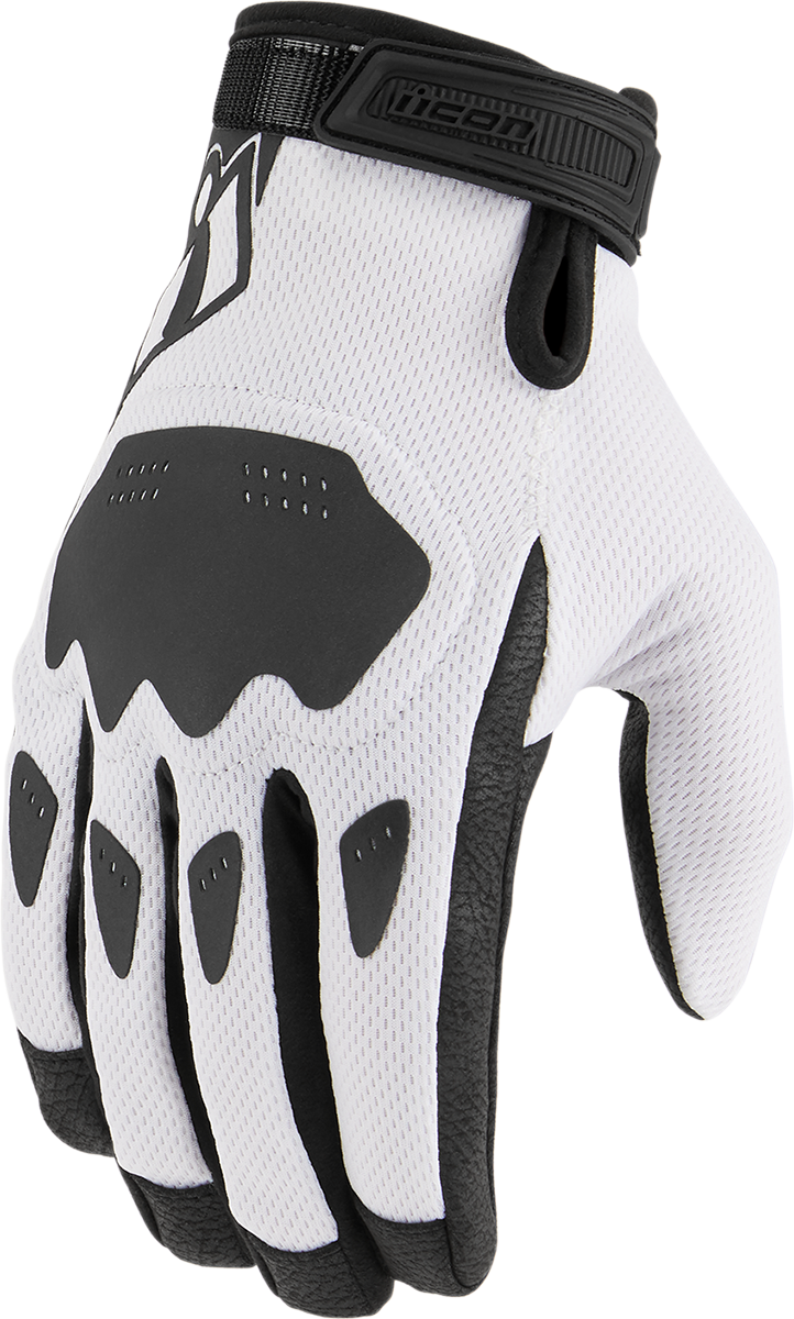 Adult - Icon Hooligan™ CE Gloves - White