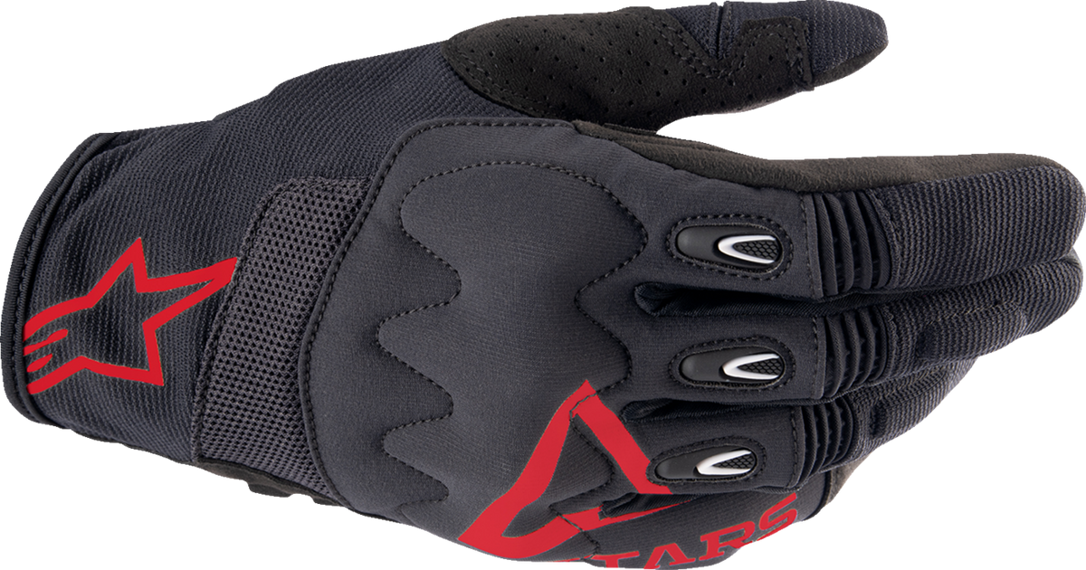 Adult - Alpinestars Techdura Gloves - Fire Red/Black