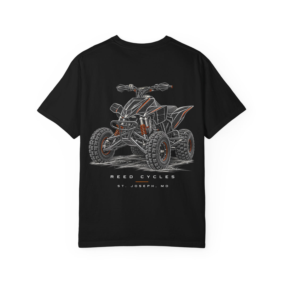 Reed Cycles Four-Wheeler Wireframe Tee
