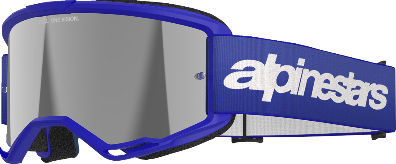 Alpinestars Vision 3 Goggle - Wordmark - Blue