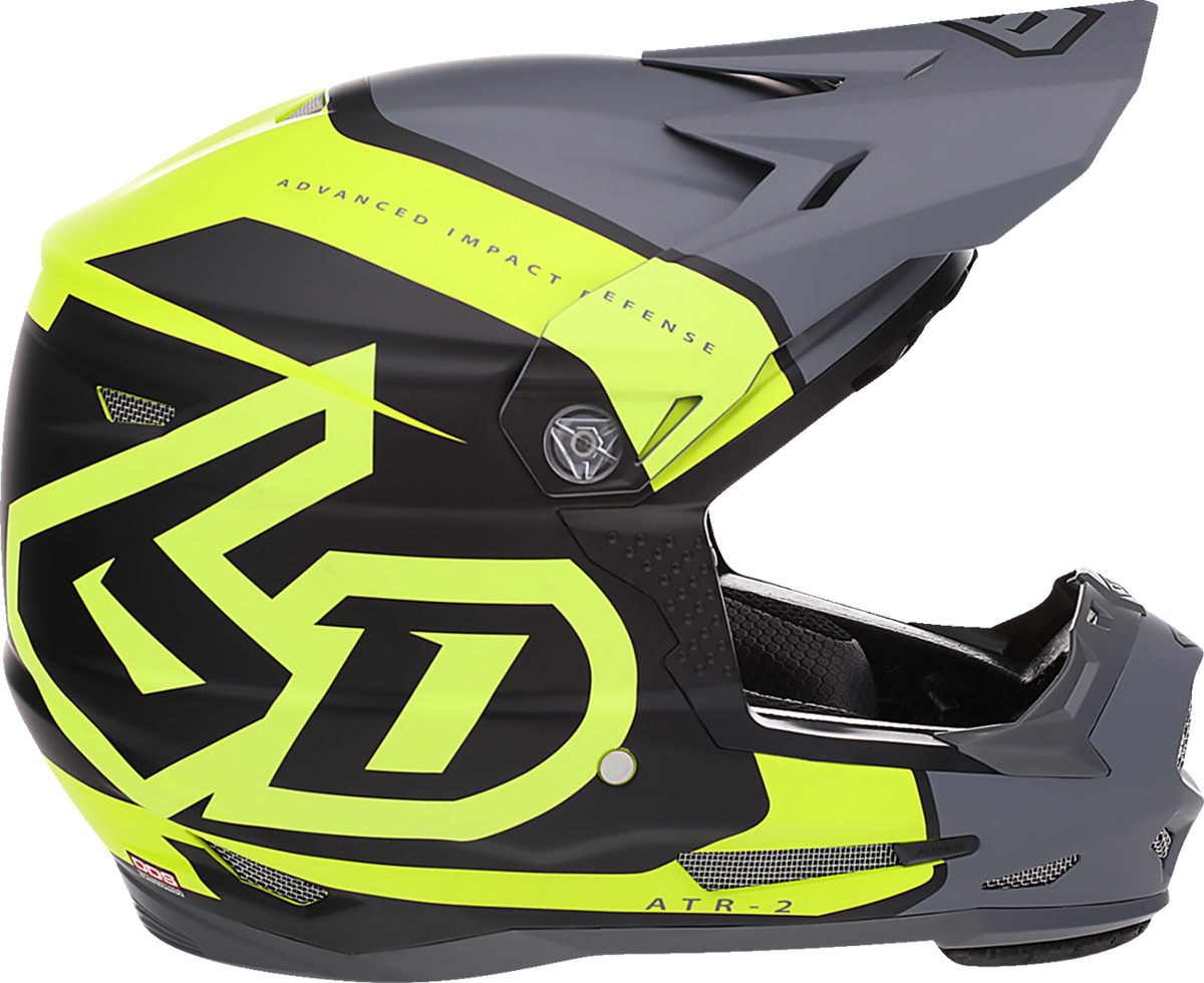 Adult - 6D ATR-2Y Torque Helmet - Neon Yellow