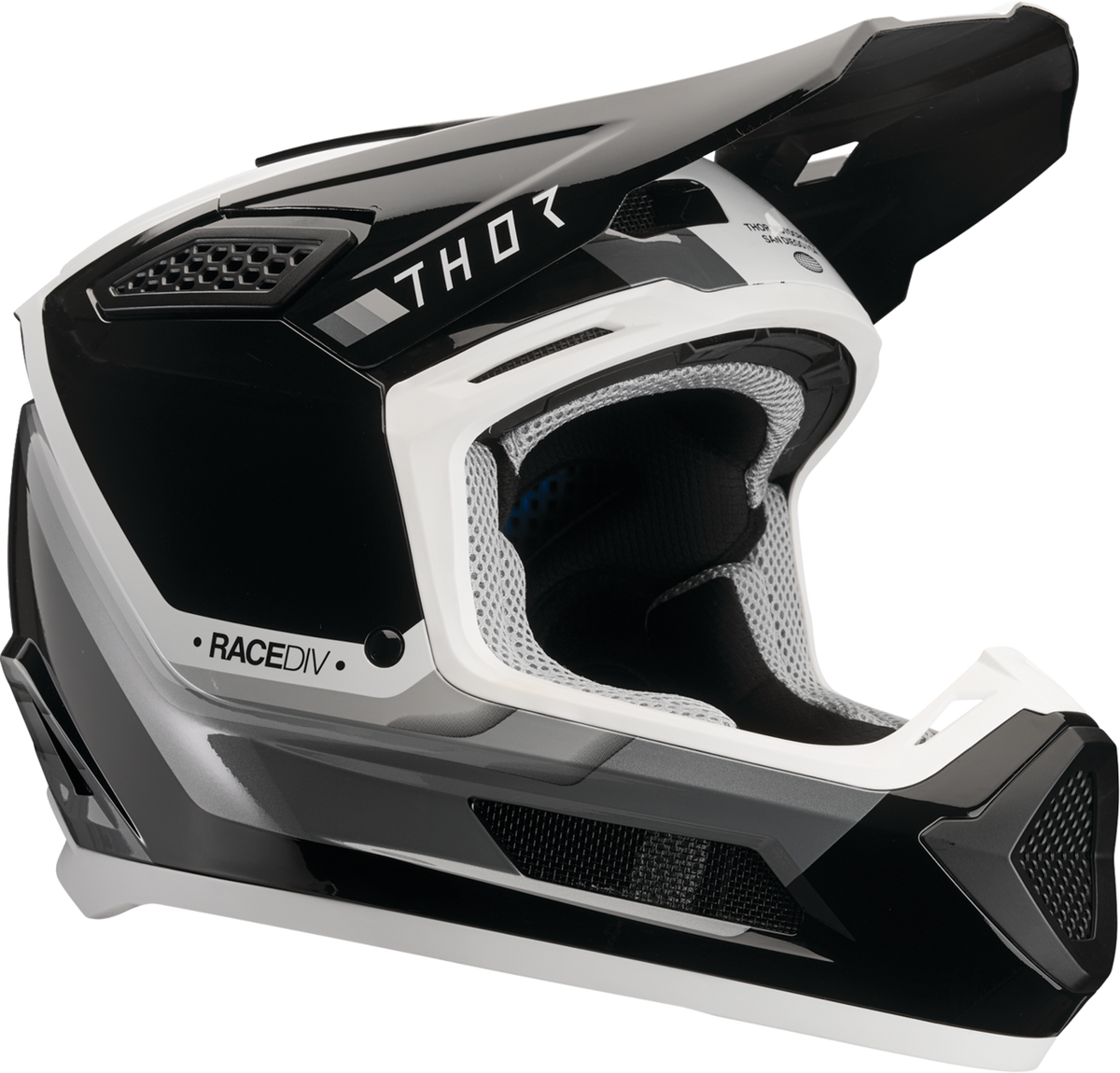 Adult - Thor Fleet Defy Helmet - Black/White