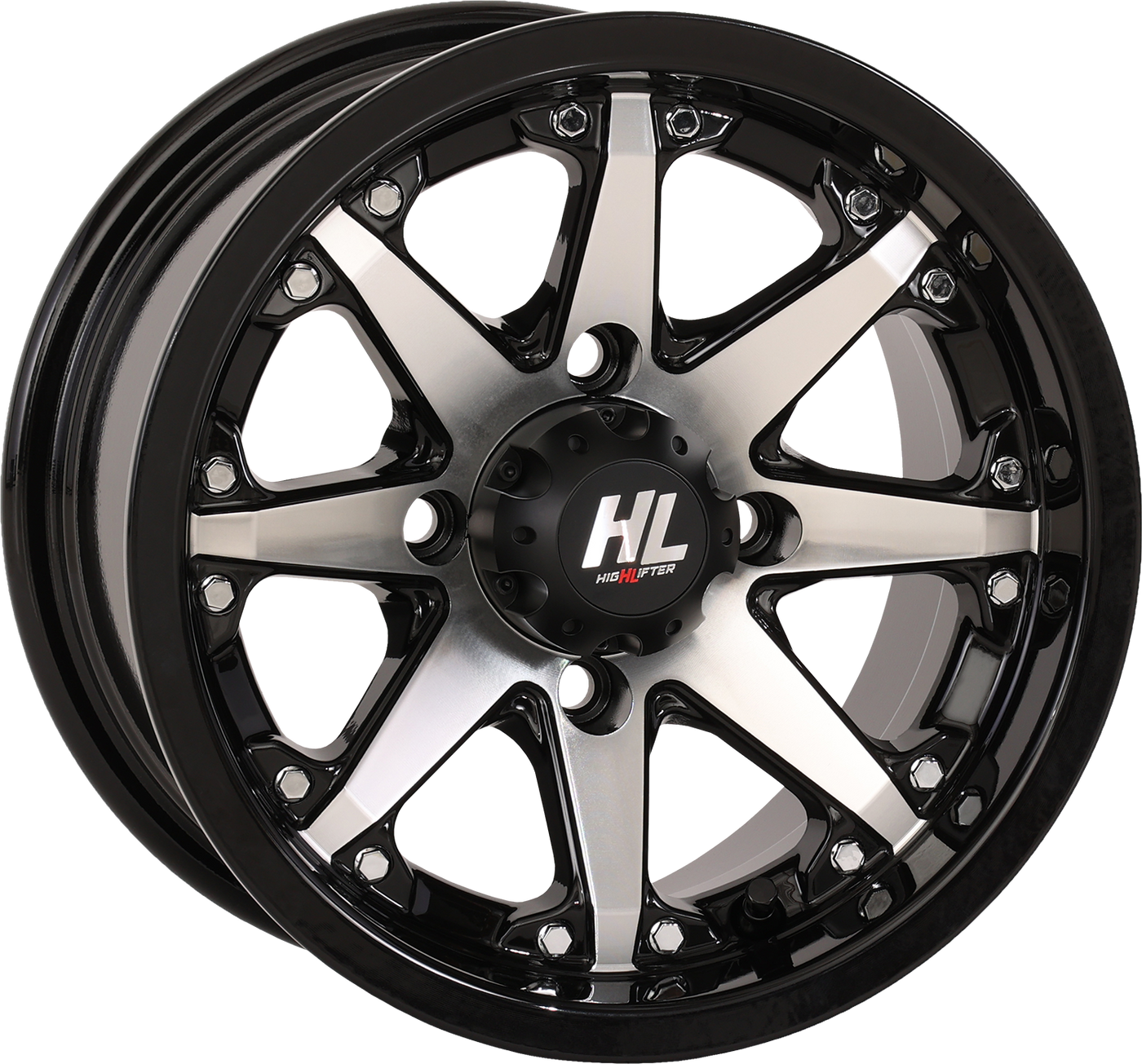High Lifter HL10 Wheel - Gloss Black w/Machined