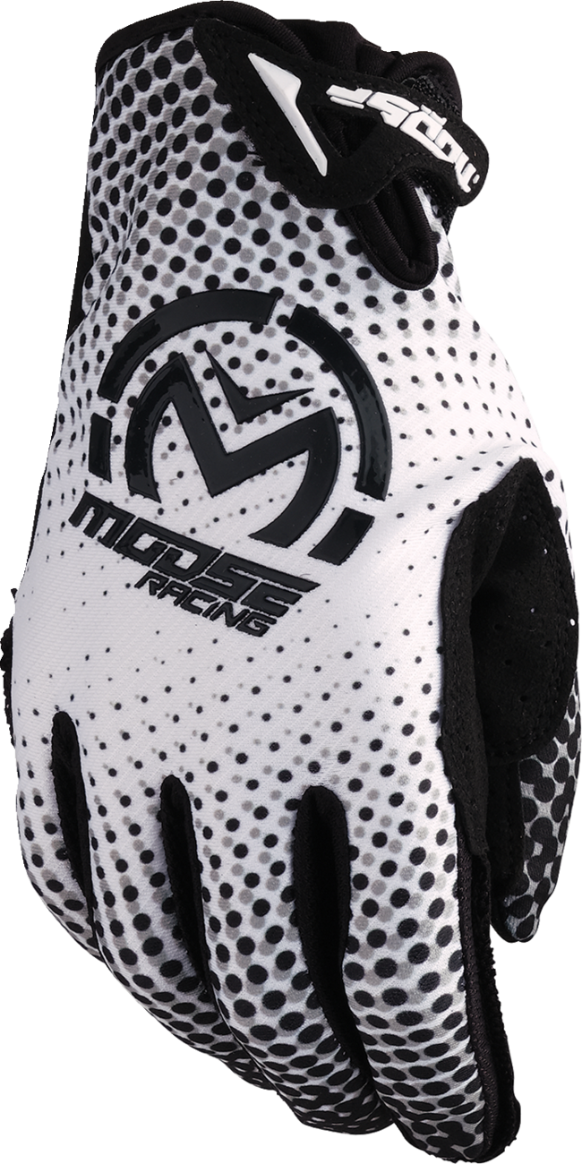 Adult - Moose SX1™ Gloves - White/Black