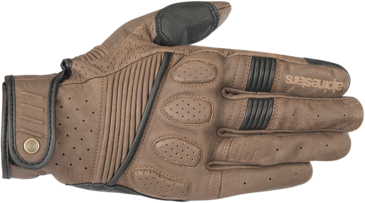 Adult - Alpinestars OSCAR Crazy Eight Gloves - Brown/Black