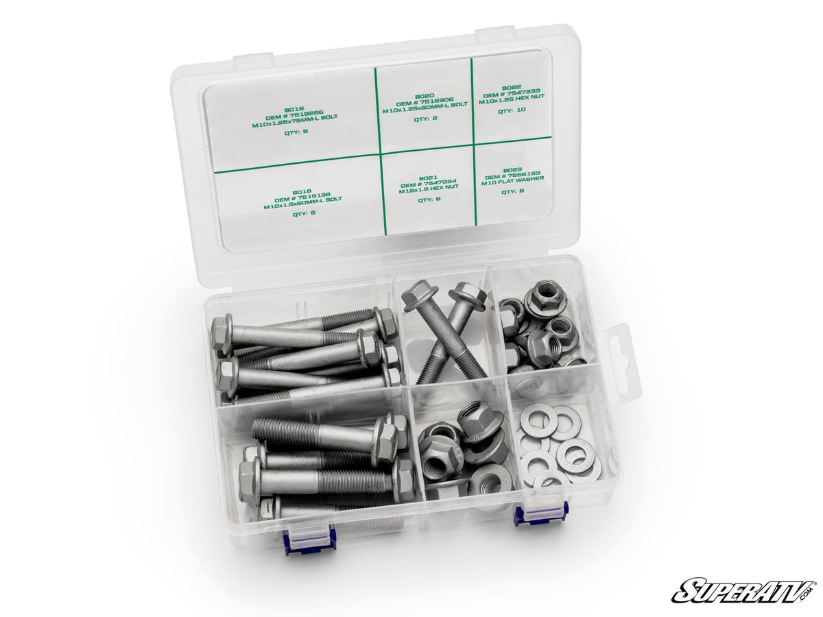 UP & RUNNING POLARIS RZR XP TURBO S SUSPENSION BOLT KIT