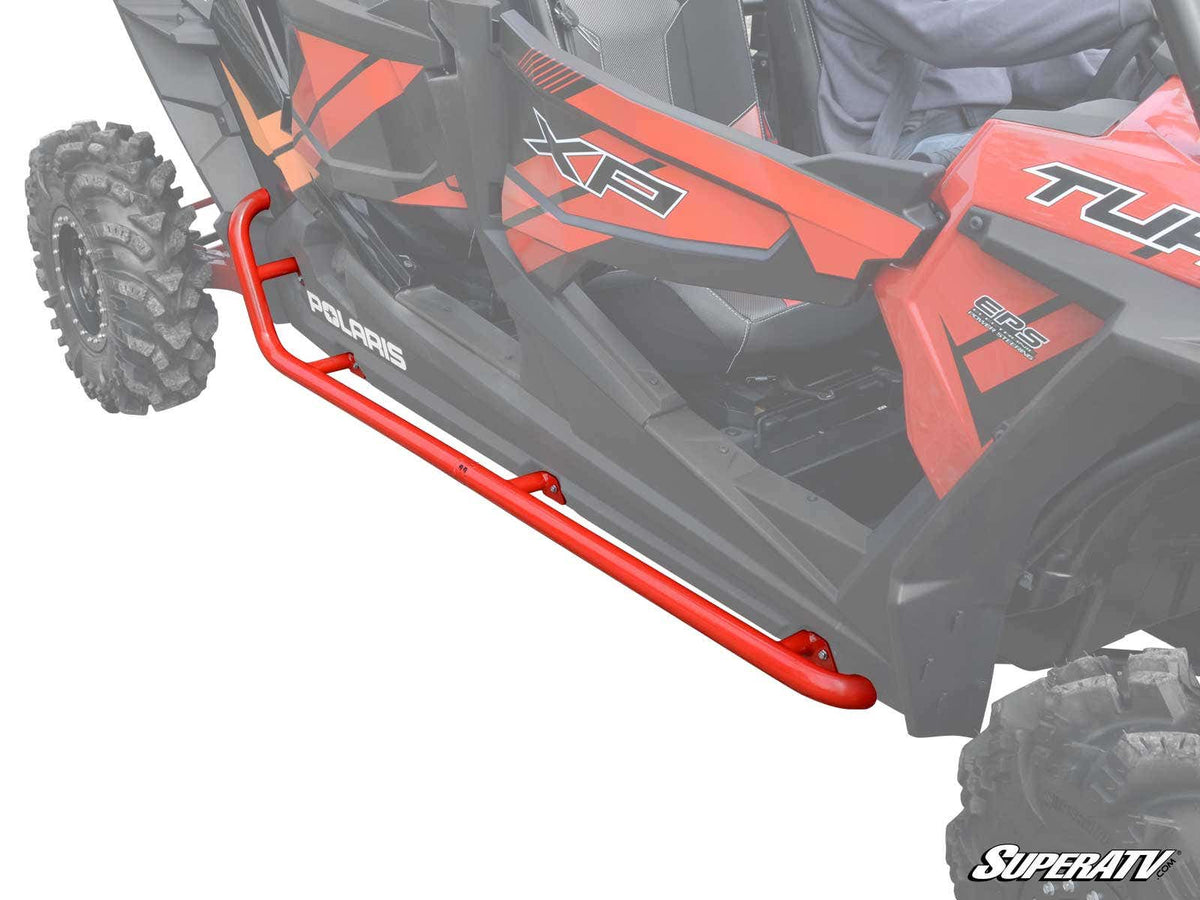 POLARIS RZR XP 4 TURBO ROCK SLIDING NERF BARS