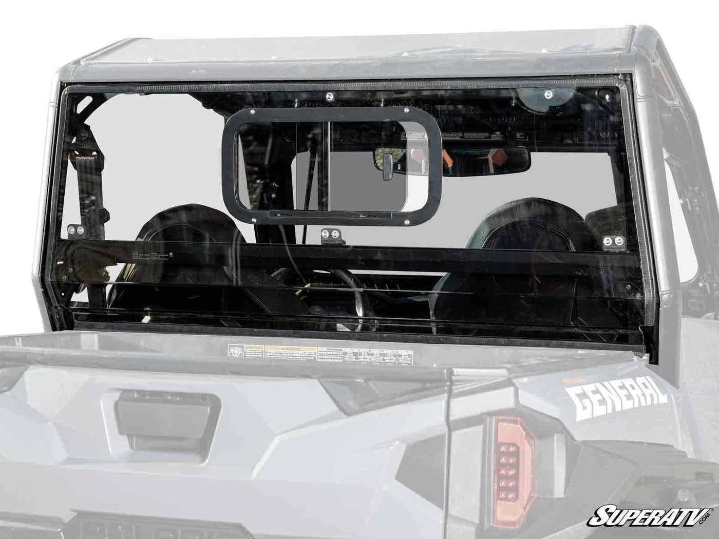 POLARIS GENERAL 1000 SLIDING REAR WINDSHIELD