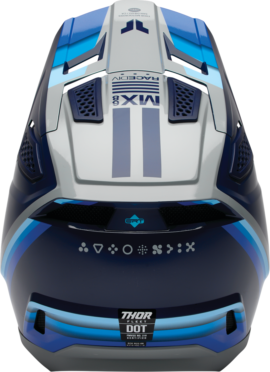 Adult - Thor Fleet Defy Helmet - Blue/Gray