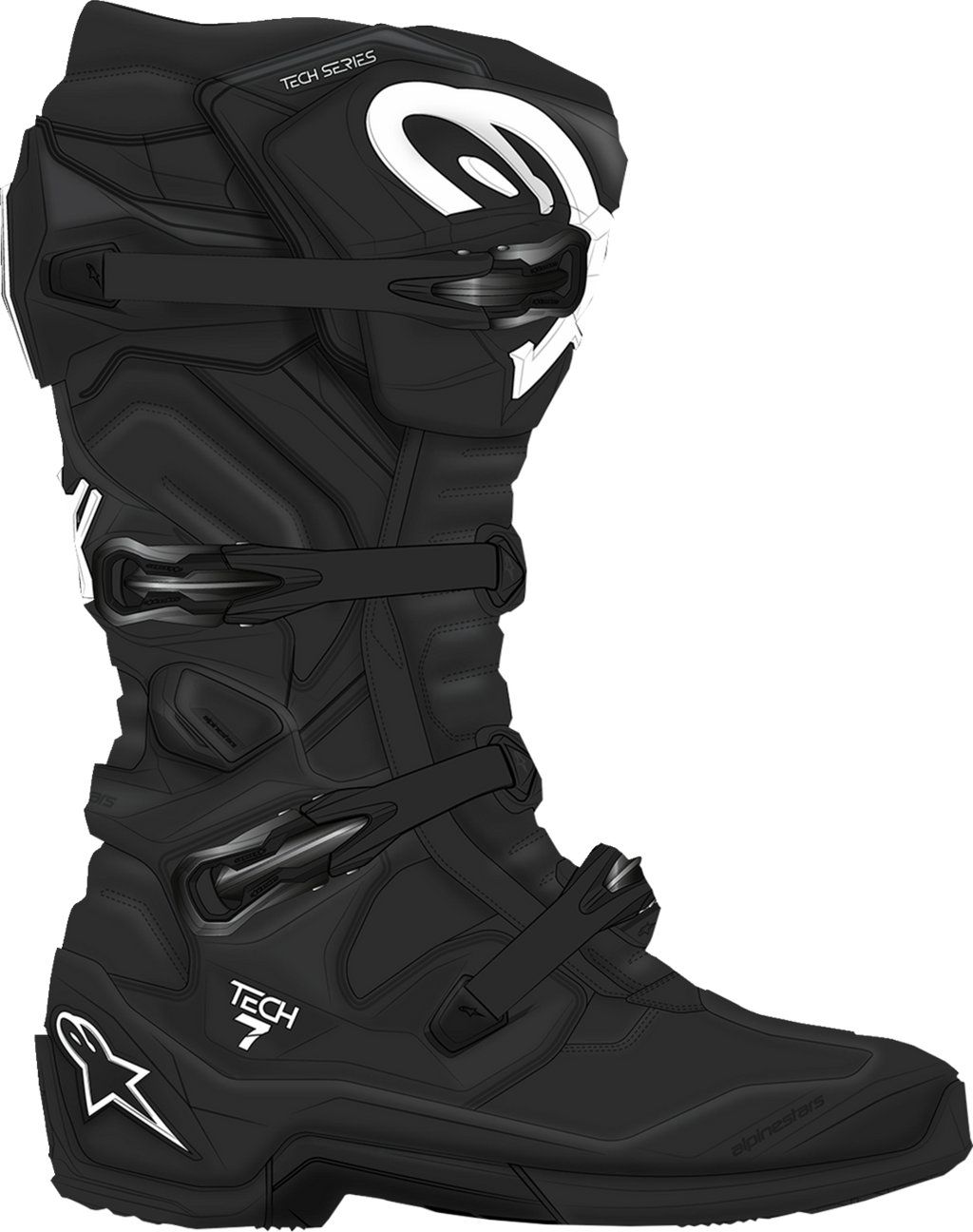 Adult - Alpinestars Tech 7 Boots - Black