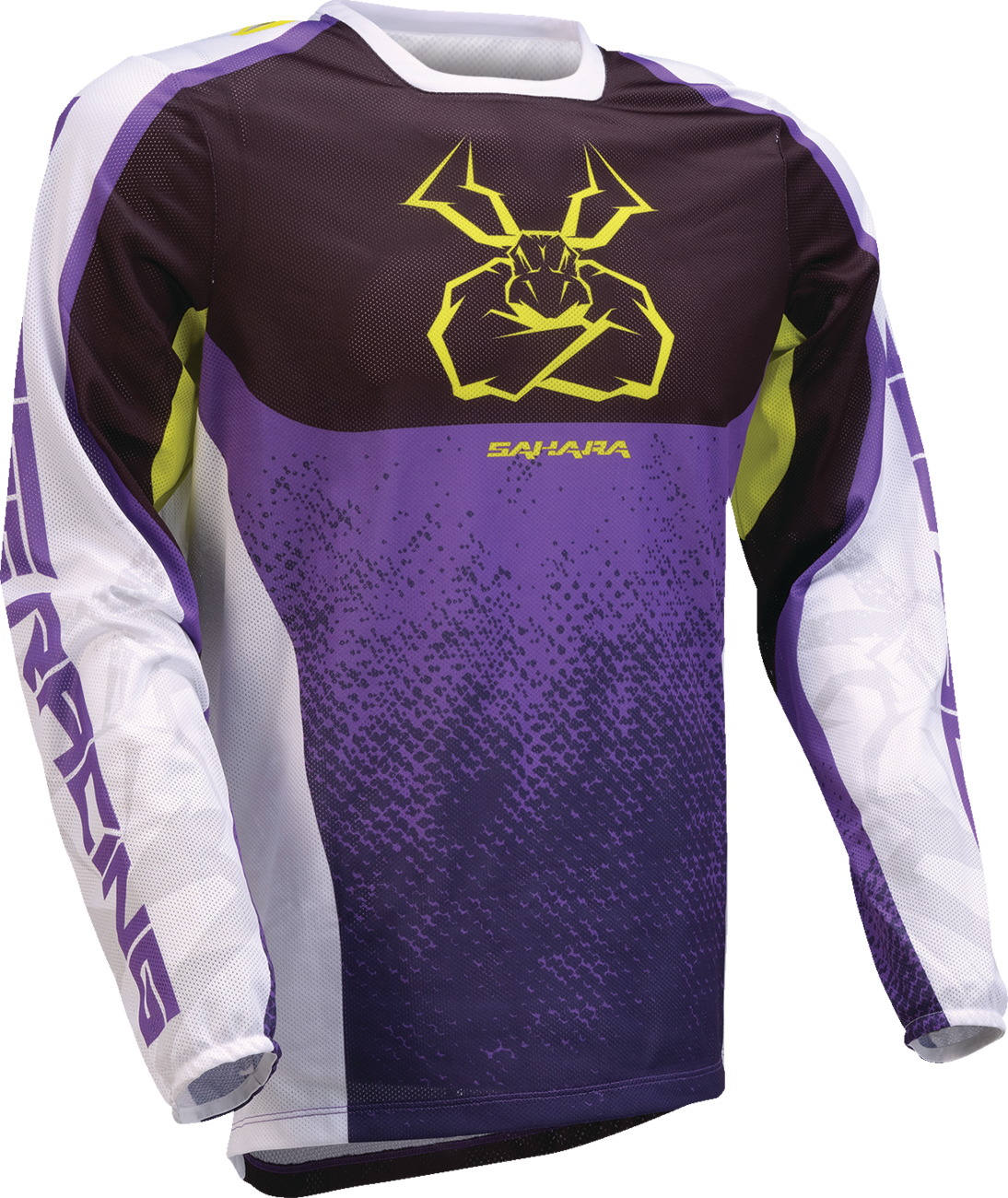 Adult - Moose Sahara Jersey - Purple/Hi-Viz