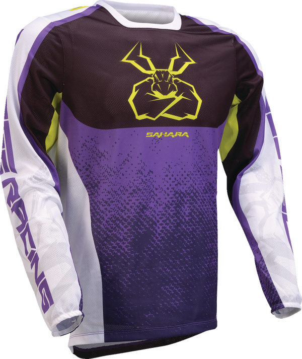 Adult - Moose Sahara Jersey - Purple/Hi-Viz