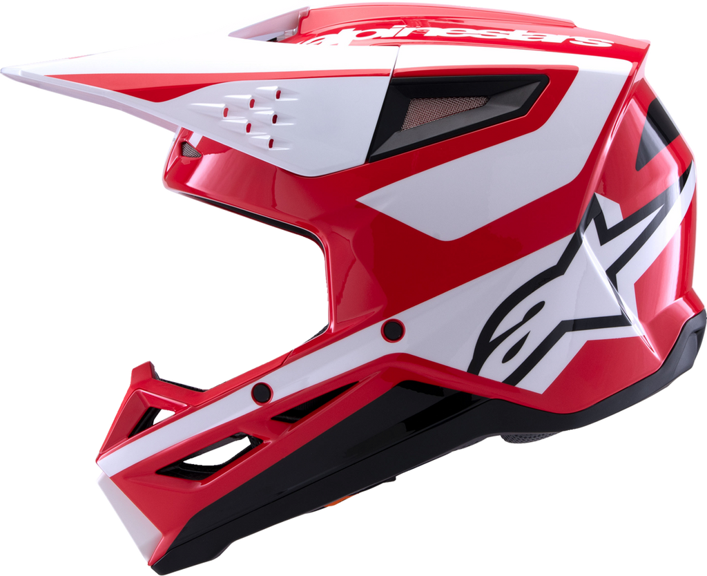Adult - Alpinestars SM3 Heat Helmet - Gloss Red/White/Black