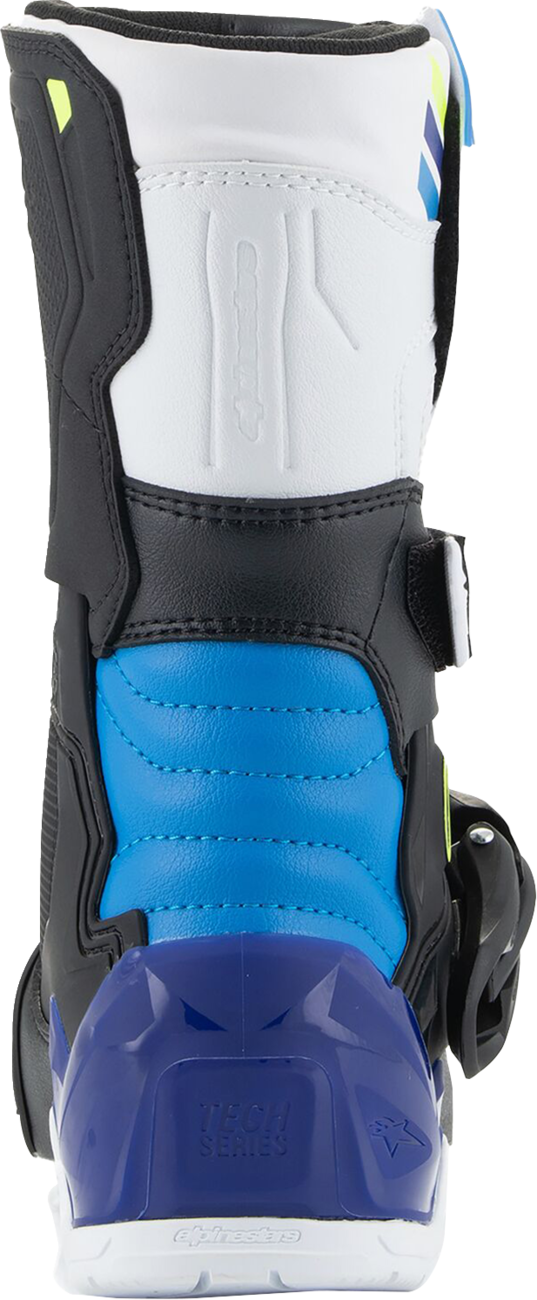 Adult - Alpinestars Kids Tech 3S Boots - White/Black/Blue