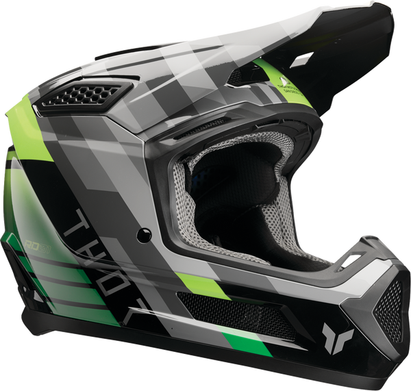 Adult - Thor Fleet Camber Helmet - Black/Green