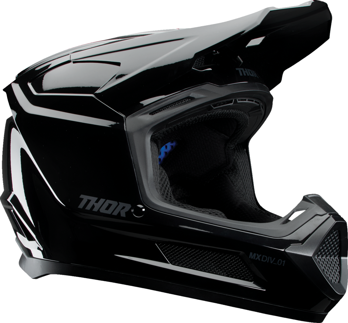 Youth - Thor Fleet Blackout Helmet - Gloss Black