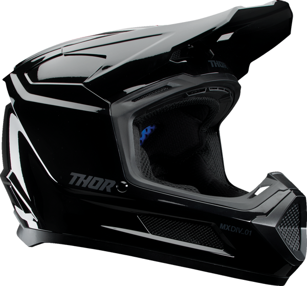 Youth - Thor Fleet Blackout Helmet - Gloss Black