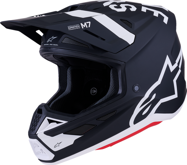 Adult - Alpinestars SM7 Dasher Helmet - Matte Black/White