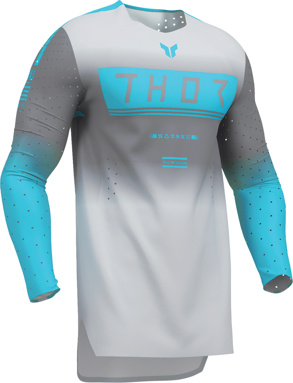 Adult - Thor Sportmode Geo Jersey - Charcoal/Gray