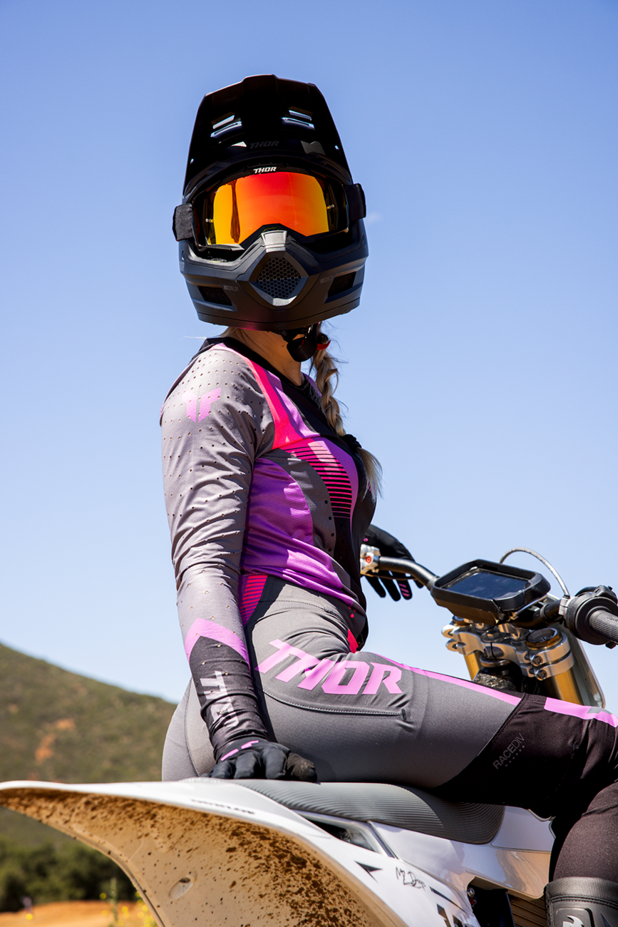 Adult - Thor Women's Sportmode Velocity Jersey - Black/Orchid