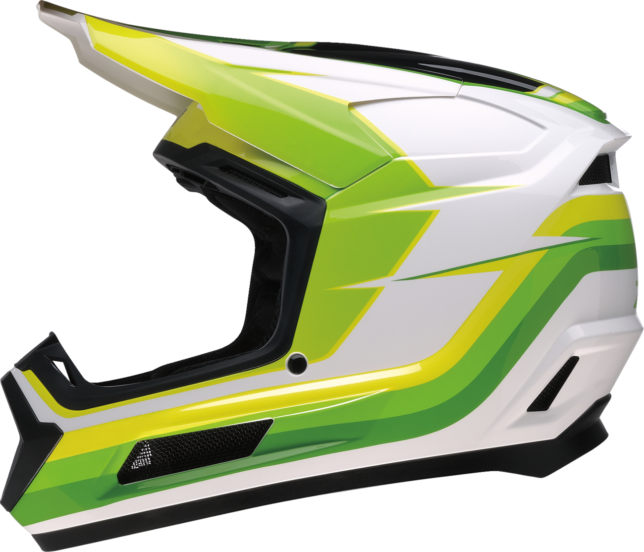 Youth - Z1R Dirt Maxx Vortex Helmet - White/Green