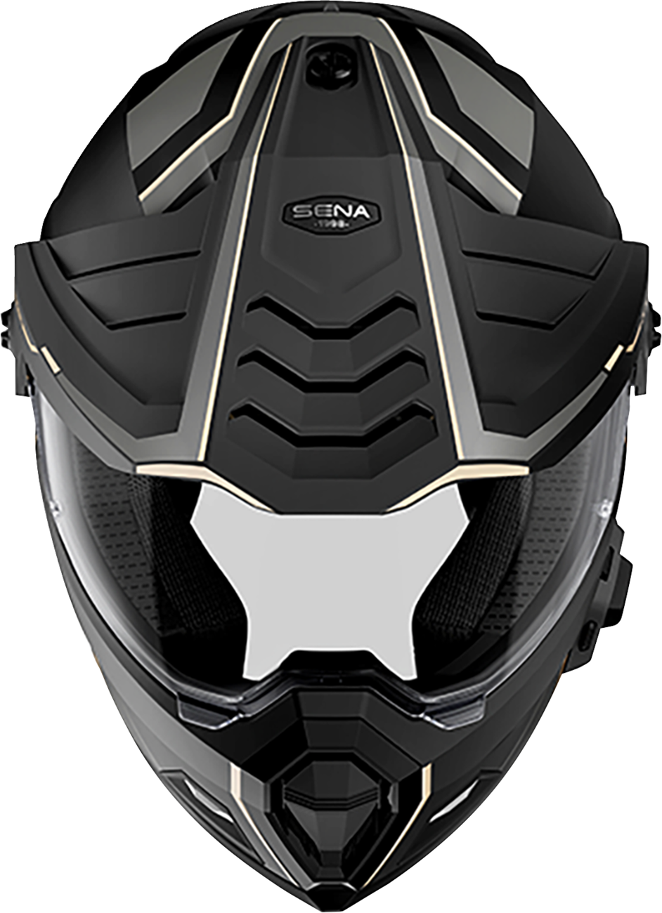 Adult - Sena Outlander Helmet - Matte Black