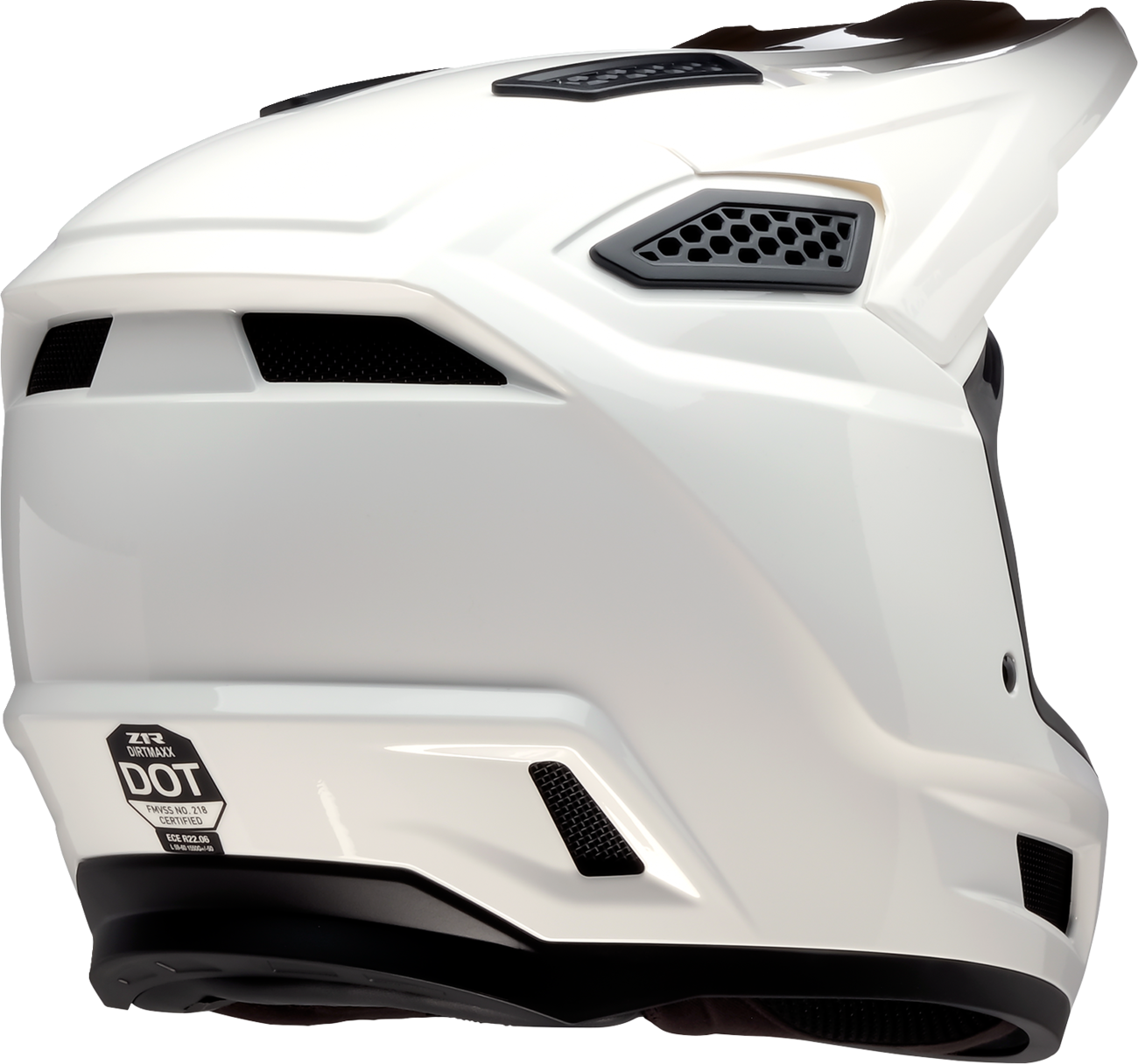 Adult - Z1R Dirt Maxx Solid Helmet - White