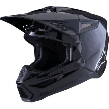 Alpinestars | SM3 | Offroad MX Helmet | Solid Black (Gloss) | Large