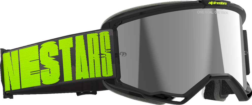 Alpinestars Vision 5 Goggle - Hollow - Charcoal/Yellow Fluo