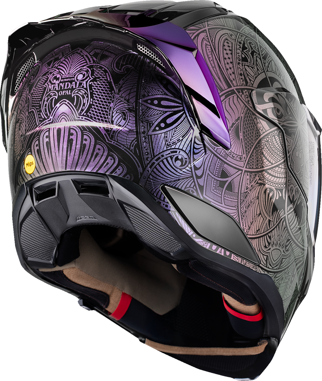 Adult - Icon Ultraflite™ Opal Mandala MIPS® Helmet - Purple
