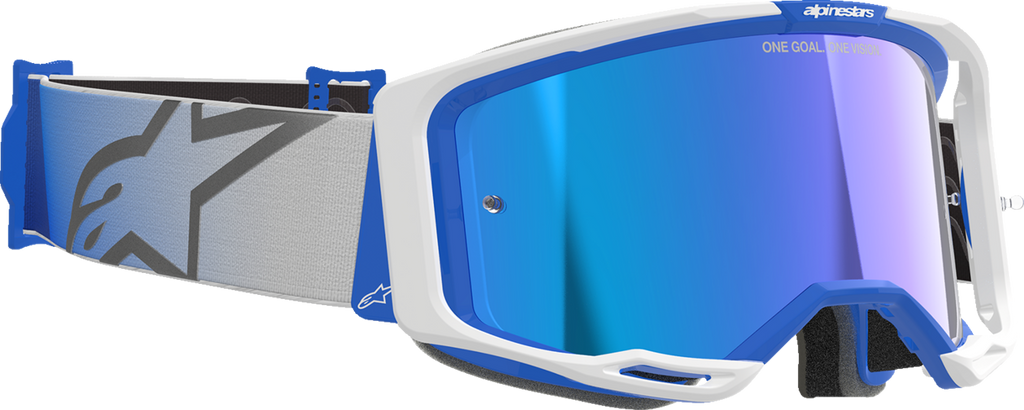 Alpinestars Vision 8 Goggle - Corp - Blue/White