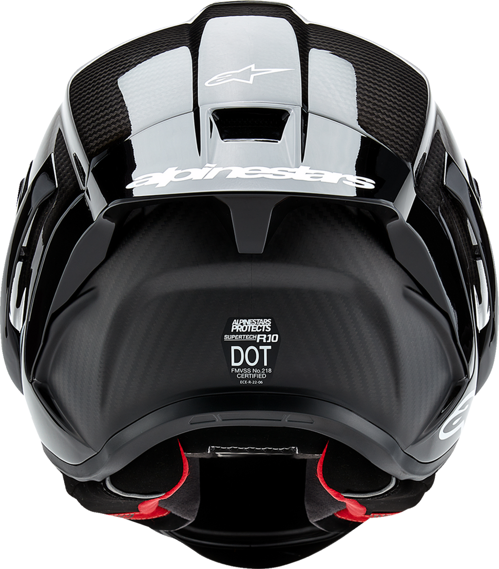 Adult - Alpinestars Supertech R10 Helmet - Carbon Black