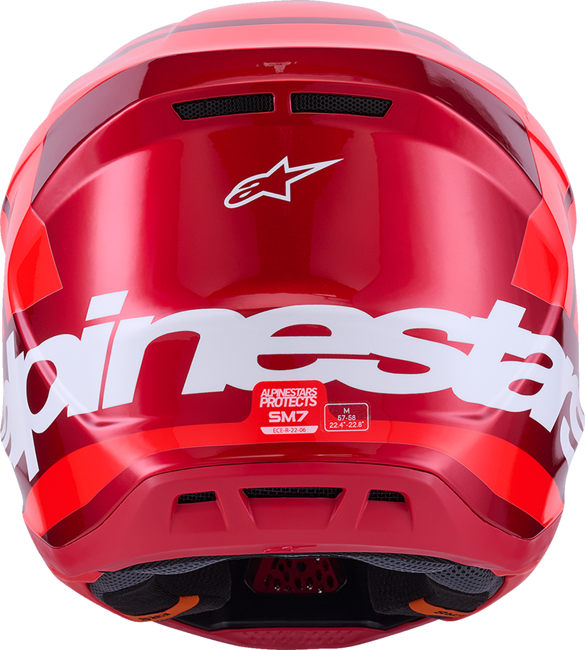 Adult - Alpinestars SM7 Core Helmet - Gloss Red