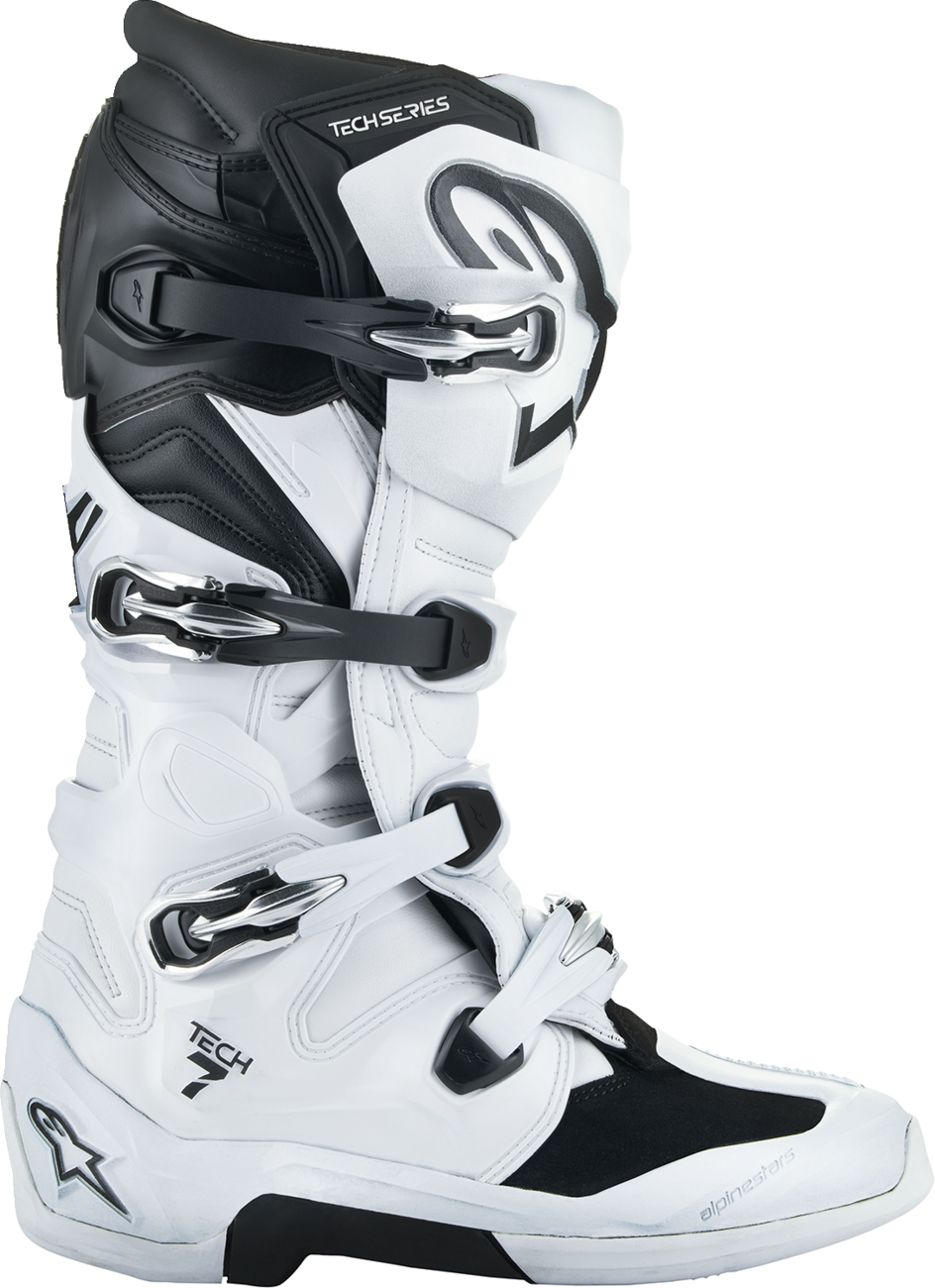 Adult - Alpinestars Tech 7 Boots - White/Black